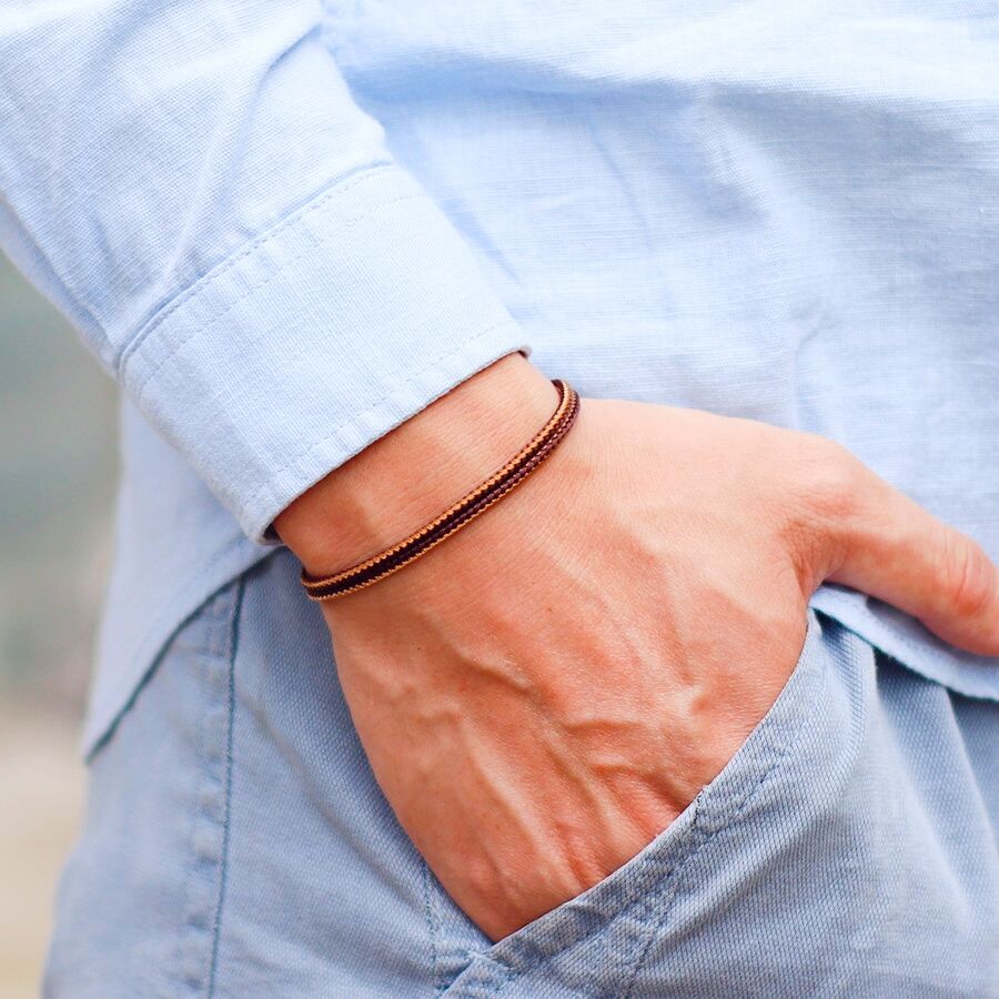 Men Accessories Wrist - Unique Men Bracelet String Motorcycle Equipment