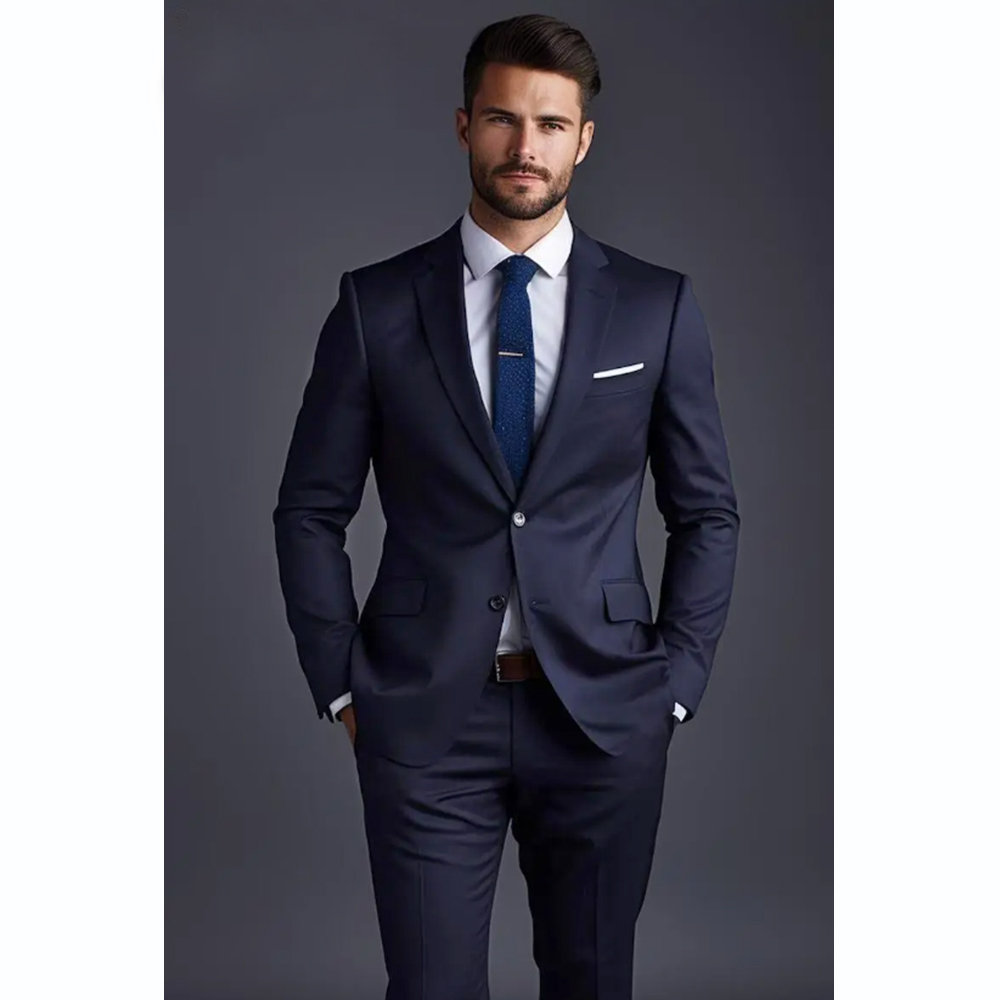 Men Accessories Elegant - Men's Suit Set 2 Piece Stylish