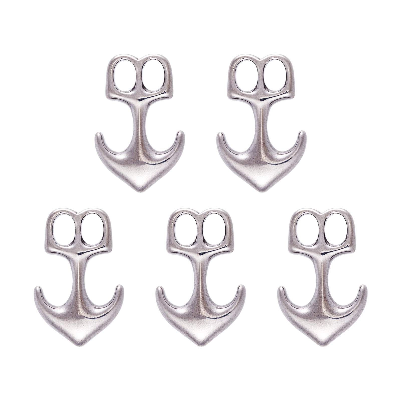 Men Accessories Wrist - 5pcs Anchor Hook Clasps 304 Stainless