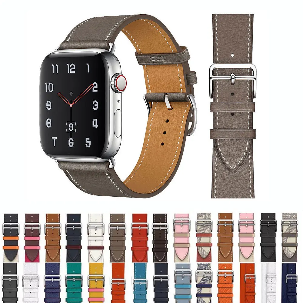 Men Accessories Wrist - Leather Watch Straps for Apple Watch