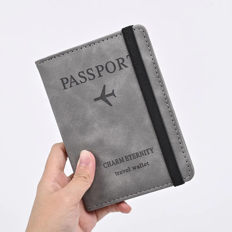 Men Accessories Wrist - Men PU Leather Wallet Travel Passport