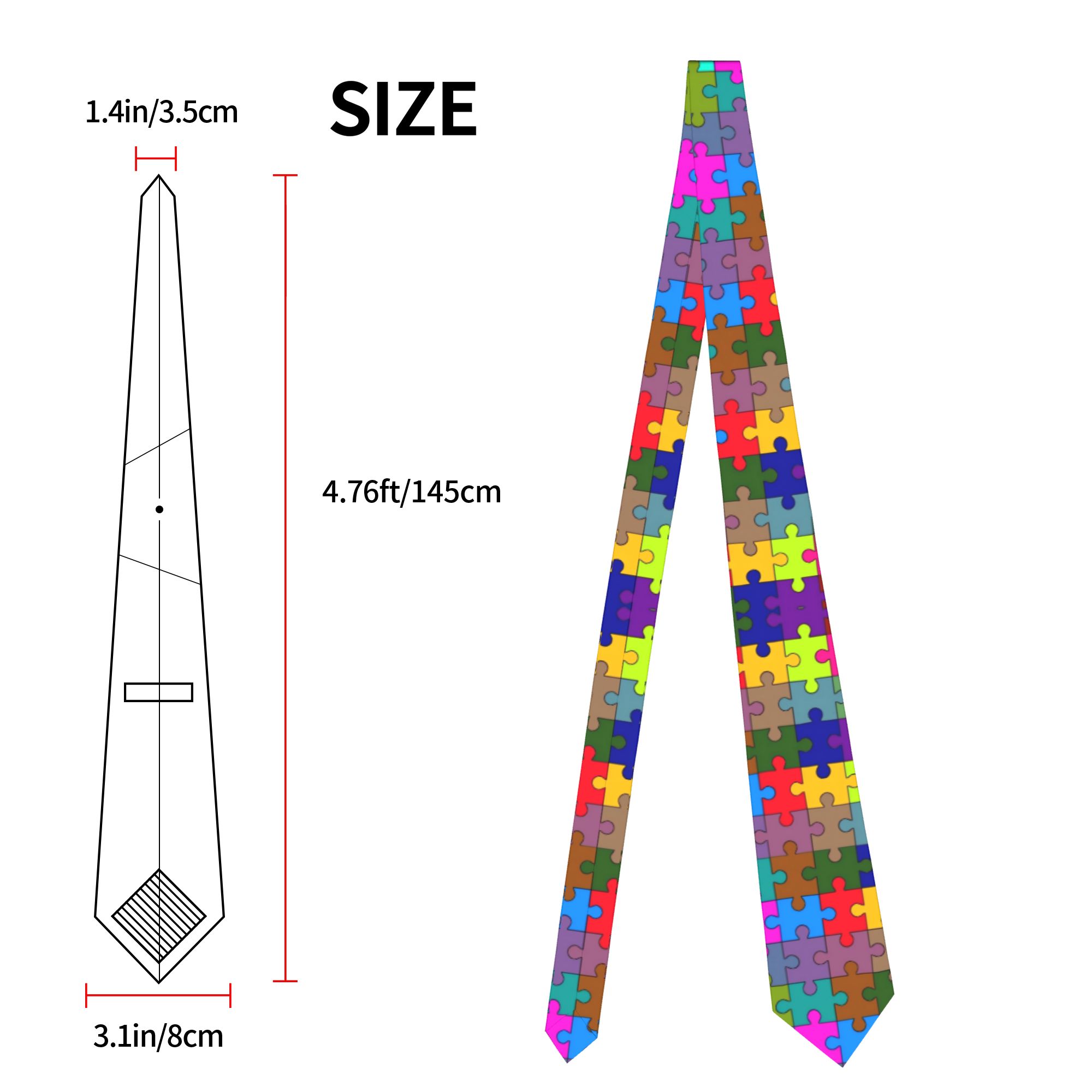 Dark Gradient Puzzle Tie  Wedd - Men Accessories Elegant recension och pris