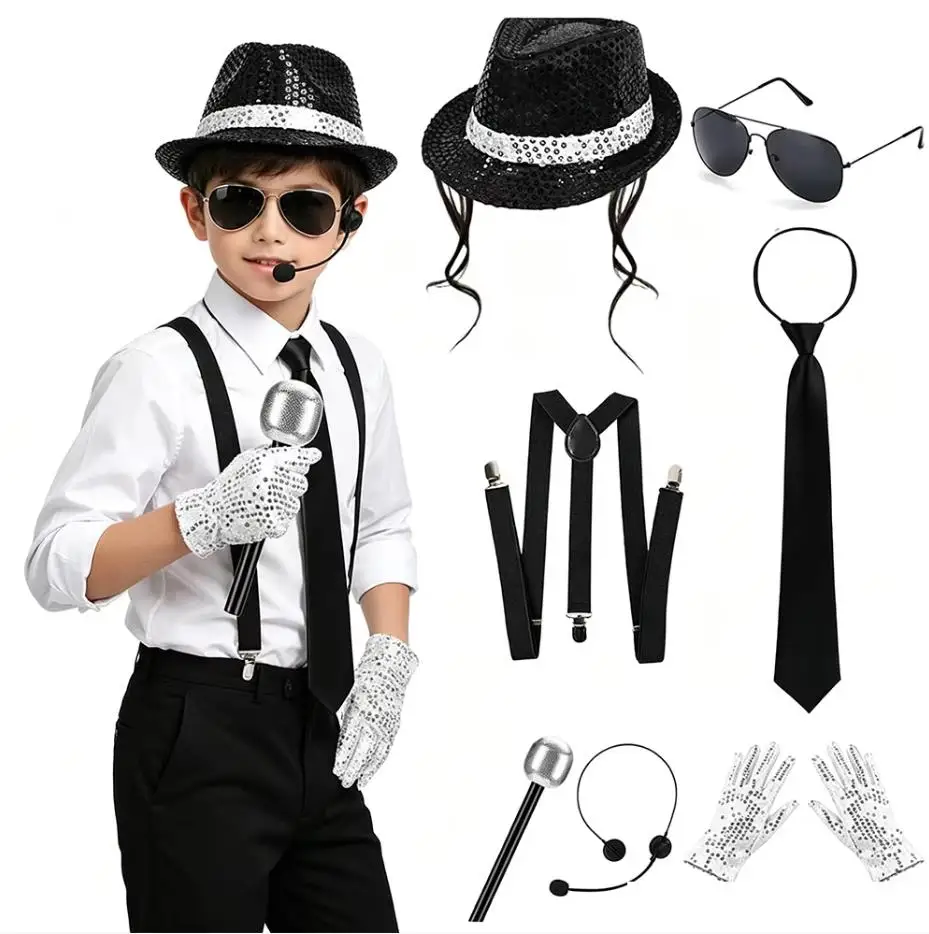 Boys Men 80s Disco Costume Mic - Men'S Accessories In The 80S recension och pris