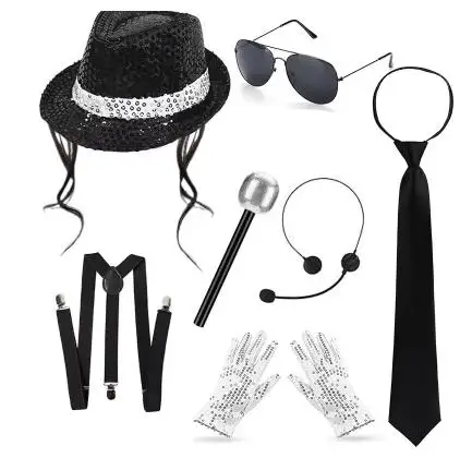 Boys Men 80s Disco Costume Mic - Men'S Accessories In The 80S recension och pris