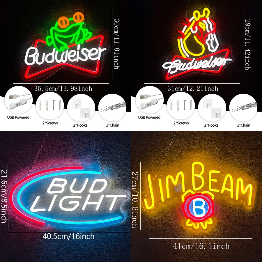 Neon Led Sign for Home Decor f - Men Accessories Shop recension och pris