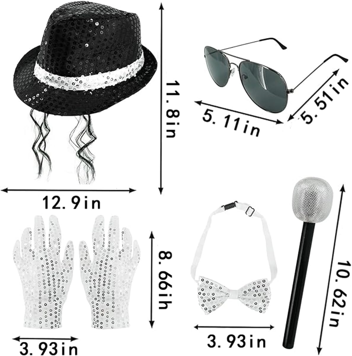 Mens Dance Star Costume Hallow - Men'S Accessories In The 80S recension och pris