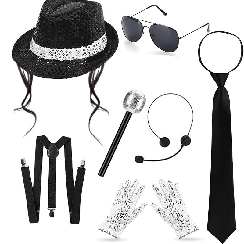 Mens Dance Star Costume Hallow - Men'S Accessories In The 80S recension och pris
