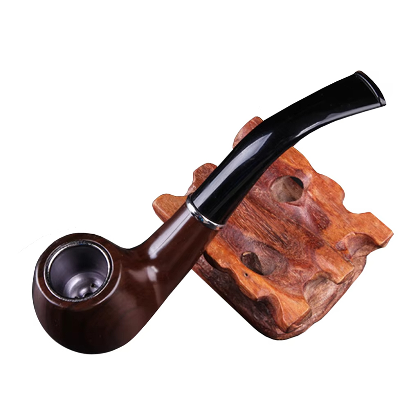 Retro Resin Ebony Smoking Pipe - Men Accessories Gadgets recension och pris
