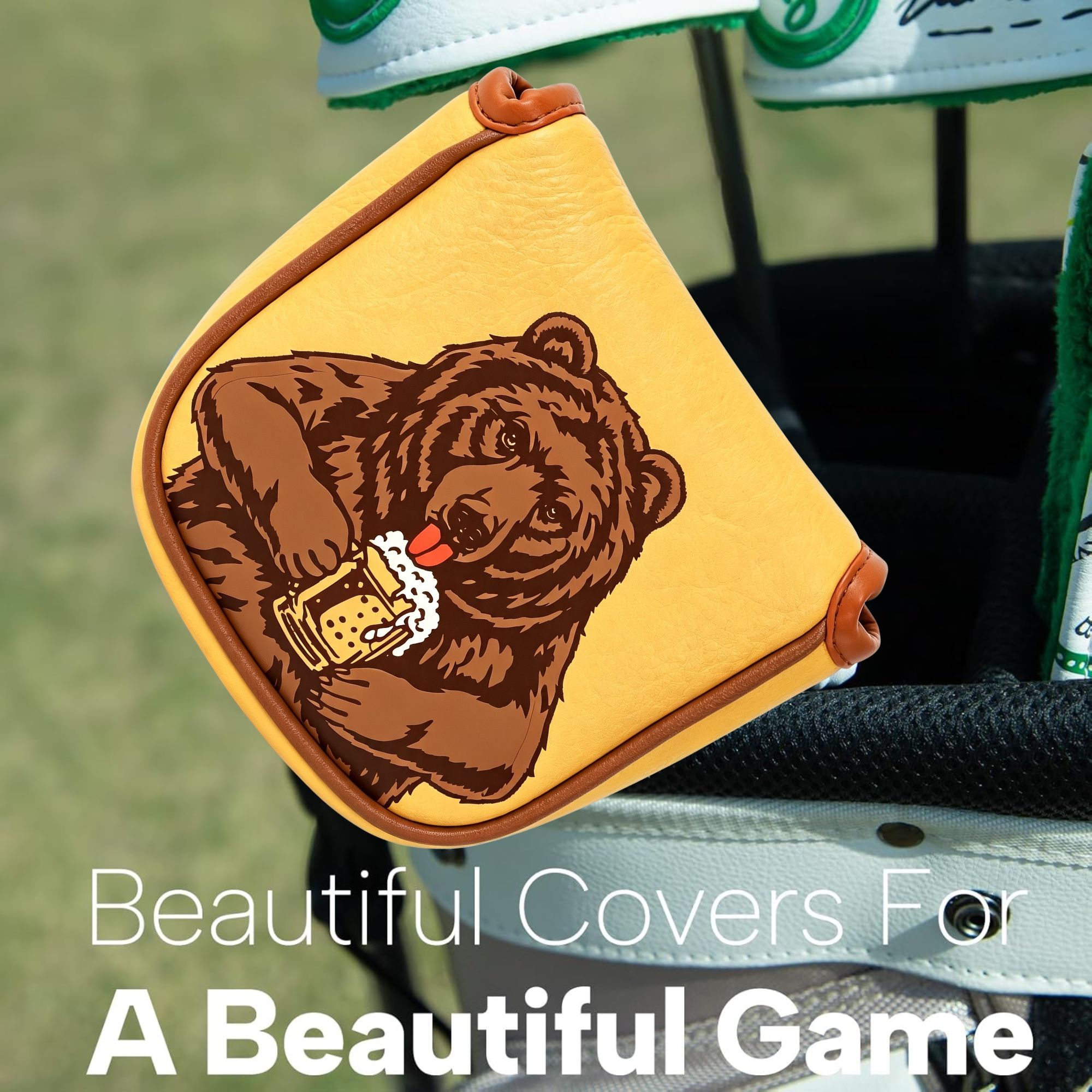 Skull Embroidered Golf Mallet  - Men'S Accessories For Christmas recension och pris
