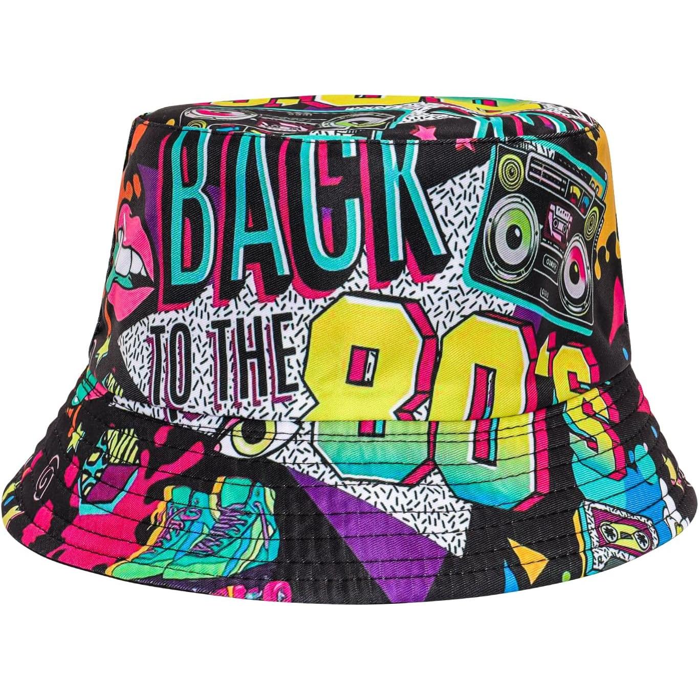 Fashion 80s 90s Bucket-Hat Fis - Men'S Accessories In The 80S recension och pris