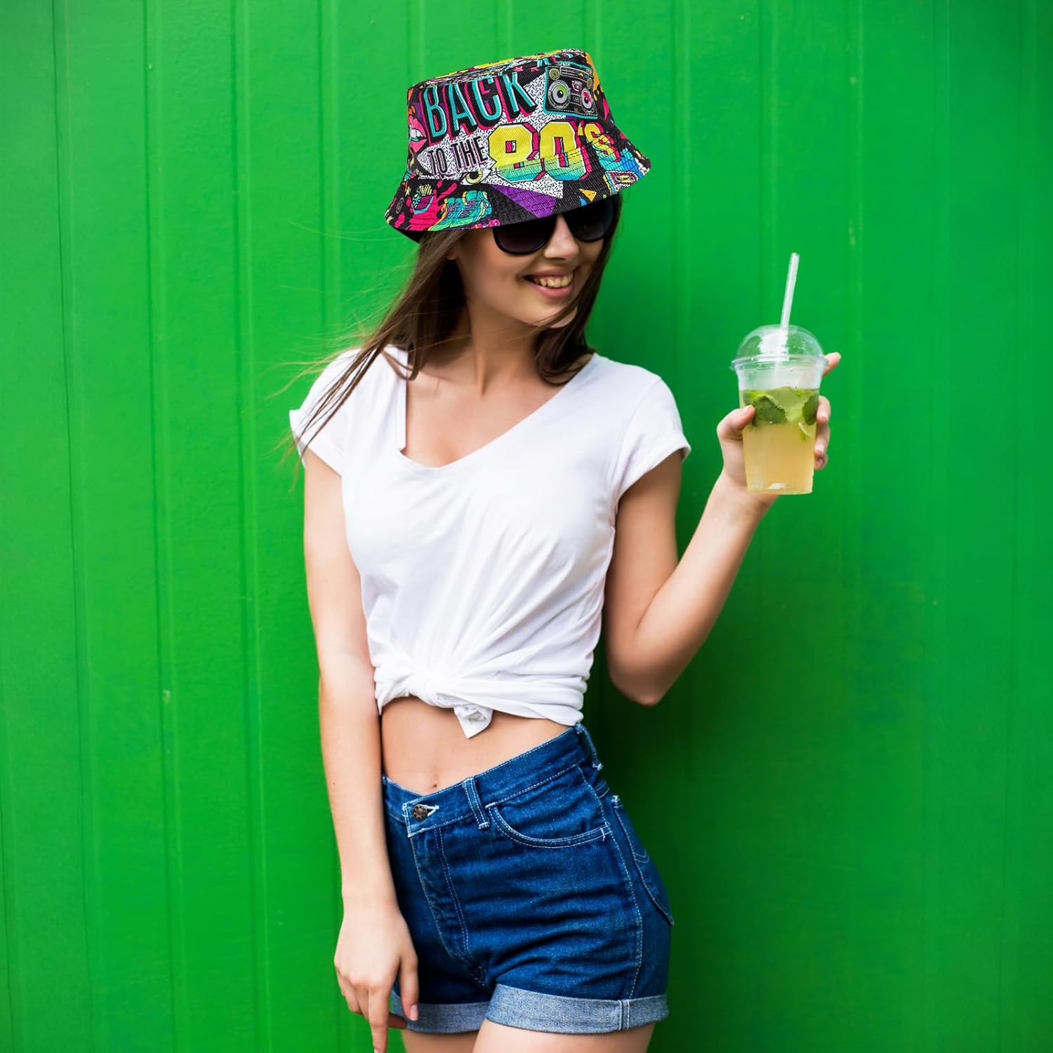 Fashion 80s 90s Bucket-Hat Fis - Men'S Accessories In The 80S recension och pris