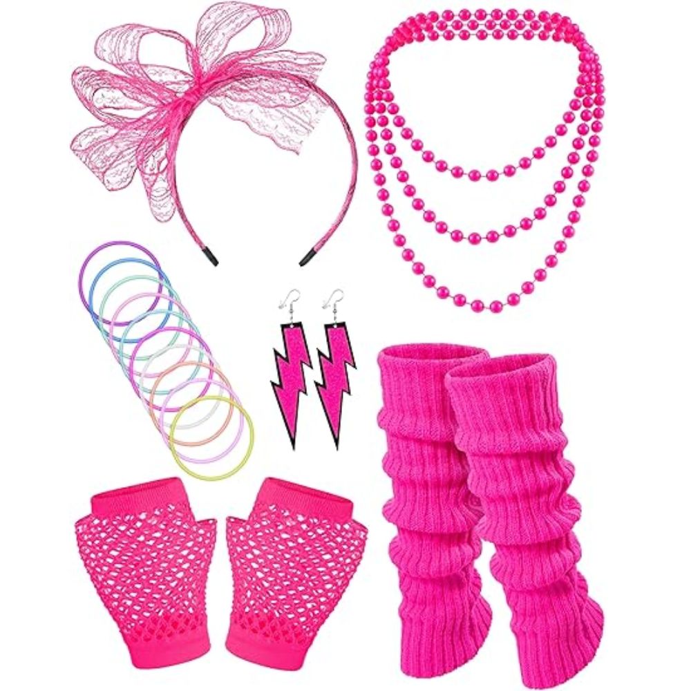 80s Costume Accessories Hologr - Men'S Accessories In The 80S recension och pris