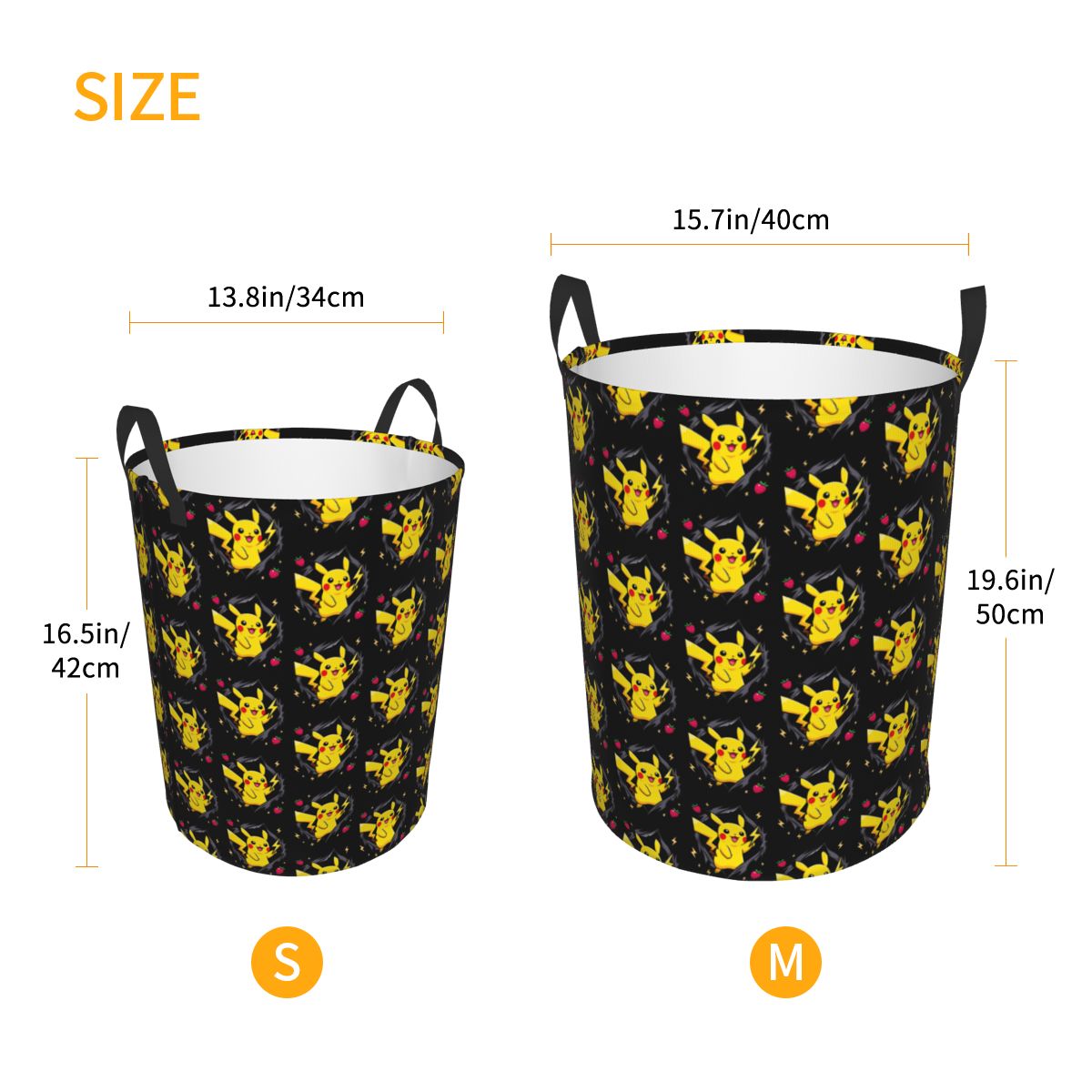 Pikachu Pokemon Cartoon Laundr - Men Accessories Hamper recension och pris