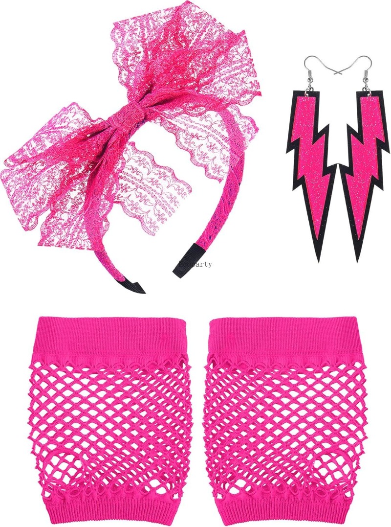 Blulu 80s Accessories for Wome - Men'S Accessories In The 80S recension och pris