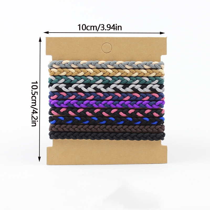 10pcs Boho Hair Ties Bracelets - Men Accessories Wrist recension och pris