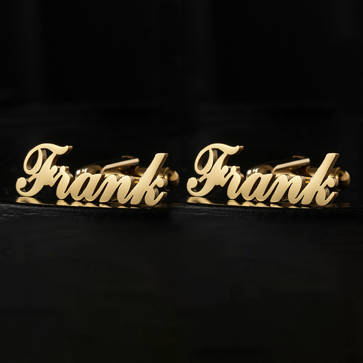 1 Pair Custom Name Cufflinks M - Men Accessories Elegant recension och pris