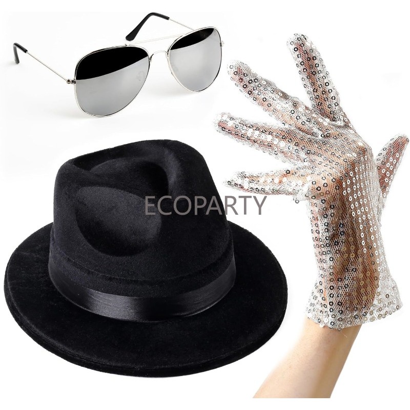 Pop King Jackson Costume Acces - Men'S Accessories In The 80S recension och pris