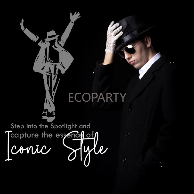 Pop King Jackson Costume Acces - Men'S Accessories In The 80S recension och pris