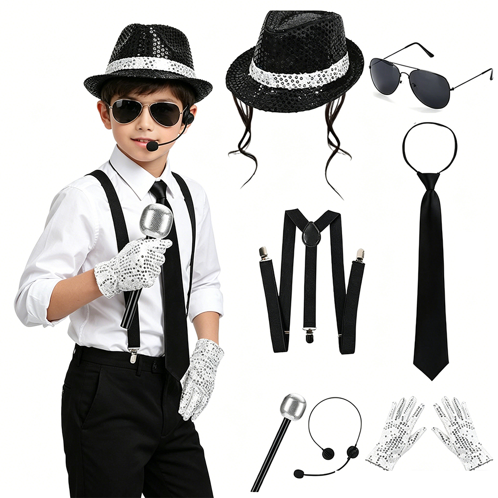 Michael Jackson Cosplay Access - Men'S Accessories In The 80S recension och pris