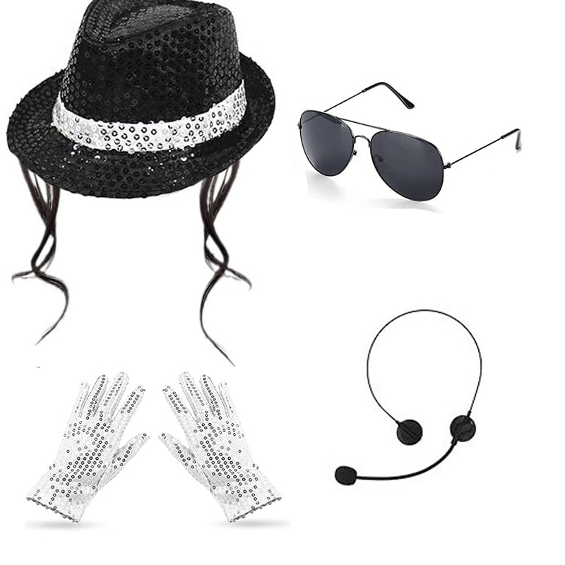 Michael Jackson Cosplay Access - Men'S Accessories In The 80S recension och pris