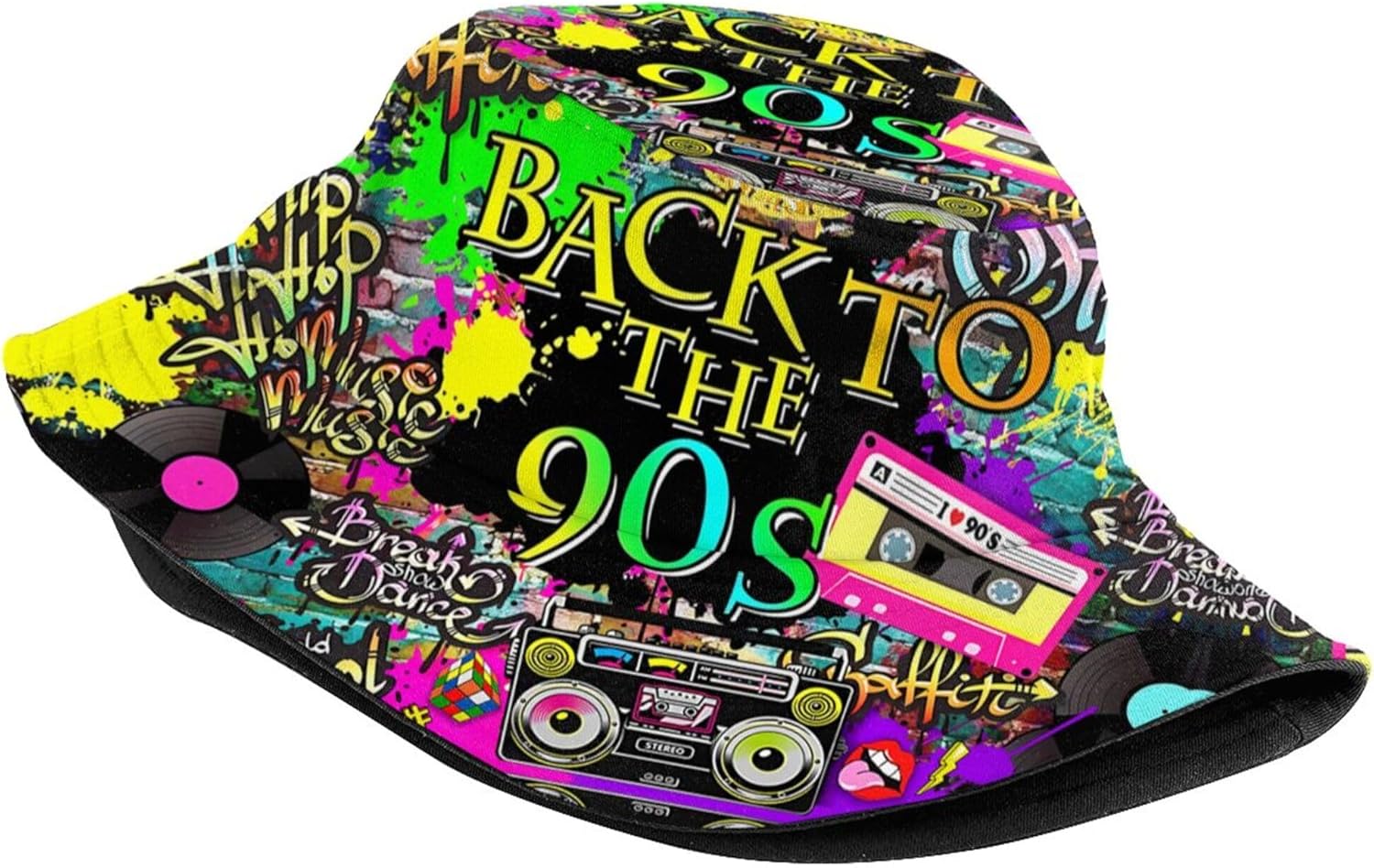 Fashion Retro 80S 90S Bucket F - Men'S Accessories In The 80S recension och pris