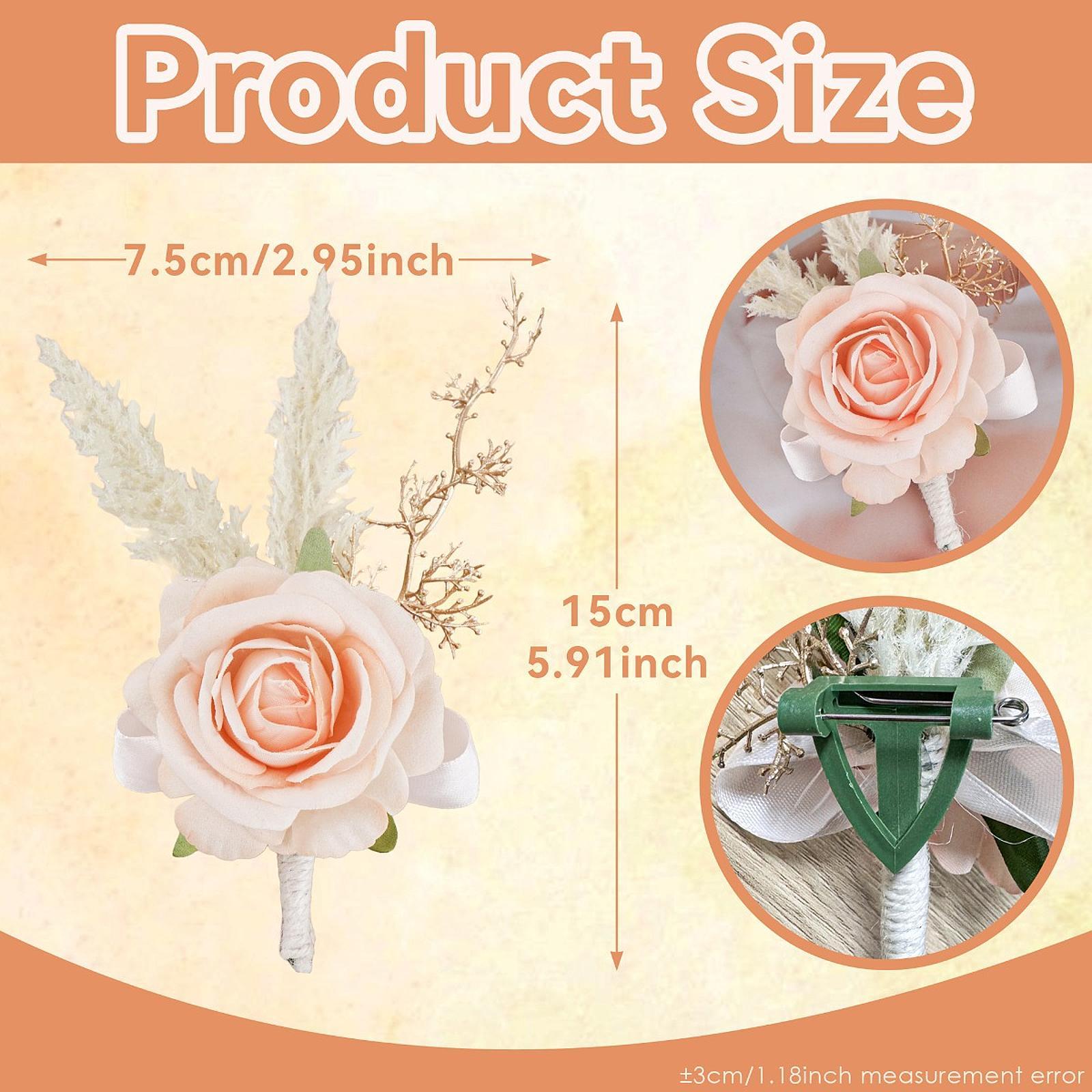Elegant Rose Boutonniere Handm - Men Accessories Elegant recension och pris