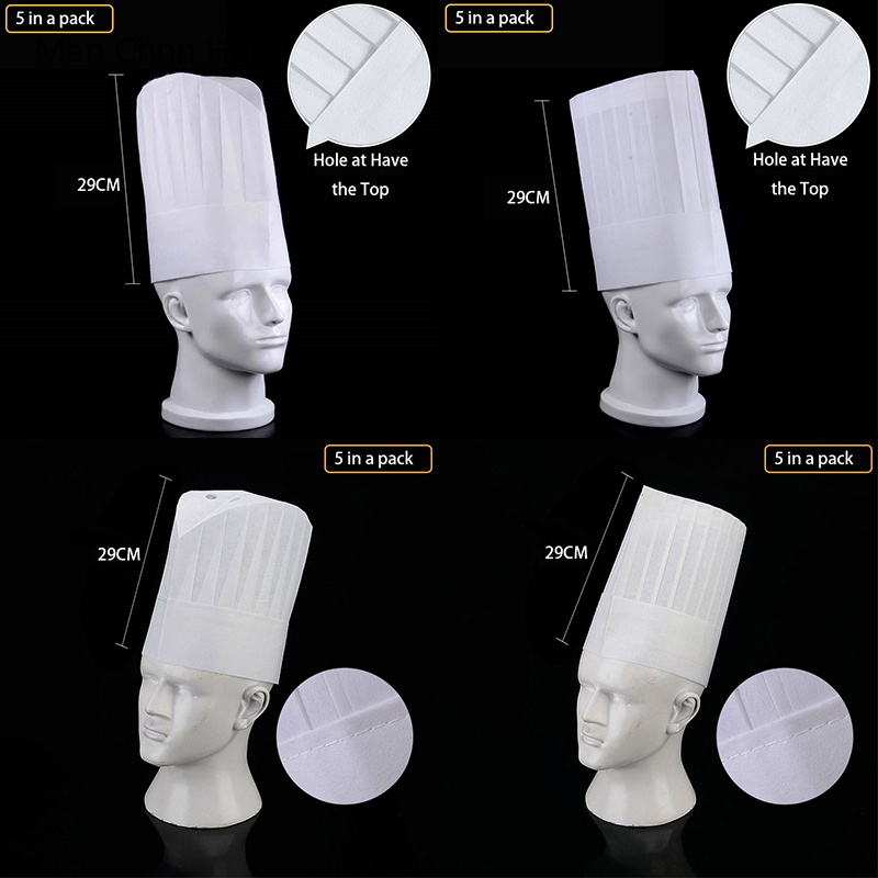 5/10 PCS Restaurant Kitchen Ha - Men Accessories Shop recension och pris