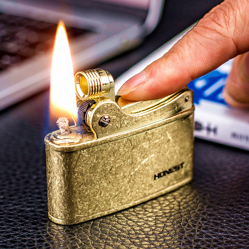 Retro Creative Metal Lighter O - Men Accessories Gadgets recension och pris