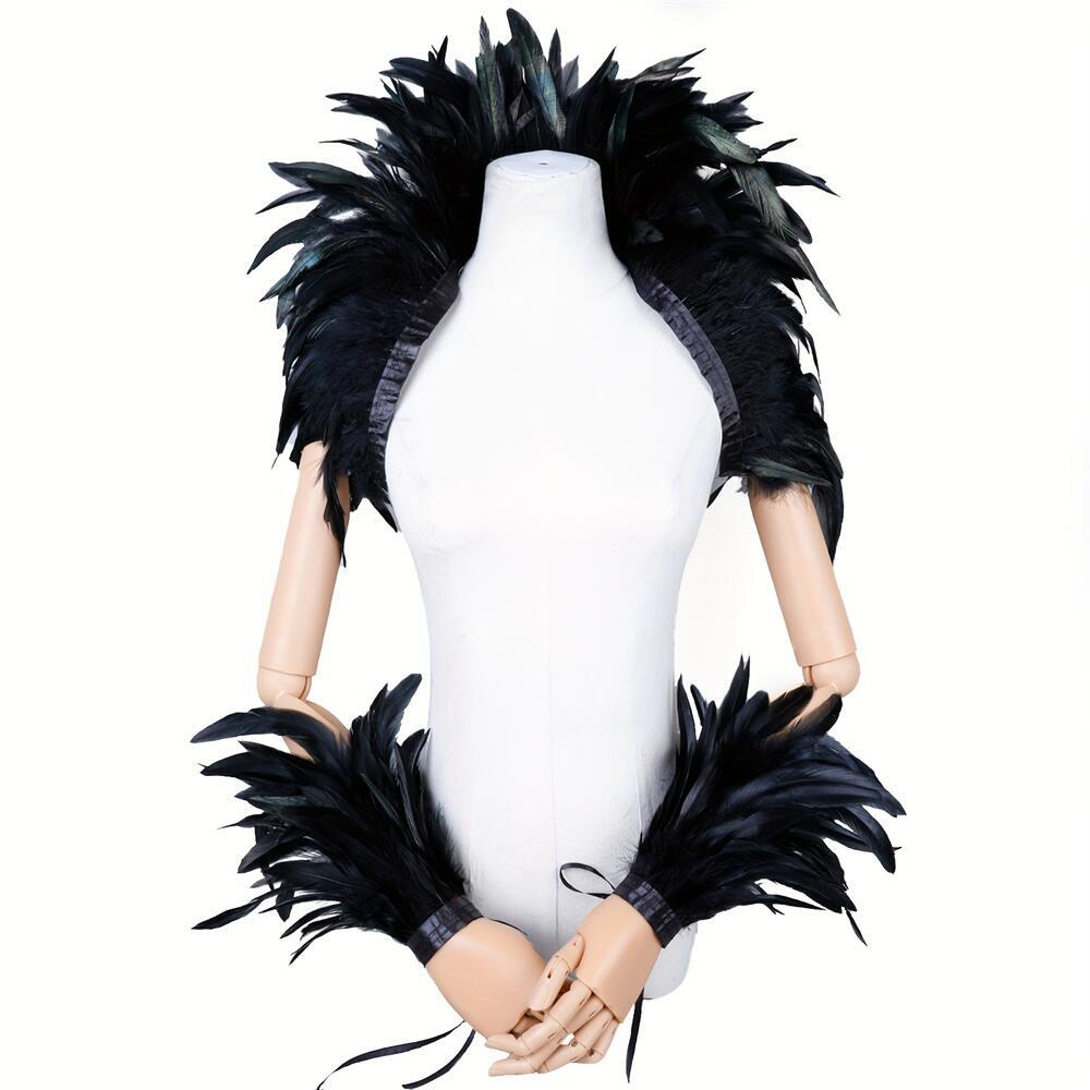 Elegant Red Feathers Women's S - Men Accessories Elegant recension och pris