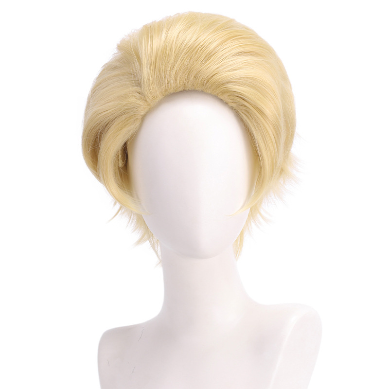 men golden short hair costumes - Men'S Accessories For Christmas recension och pris