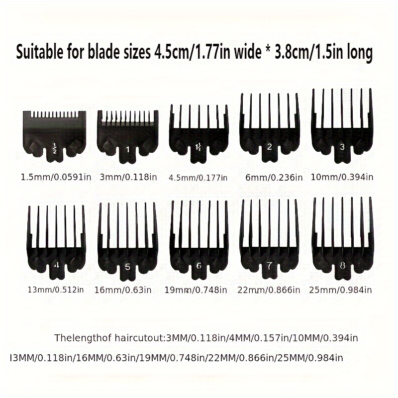 10Pcs Black Plastic Hair Clipp - Men Accessories Guide recension och pris