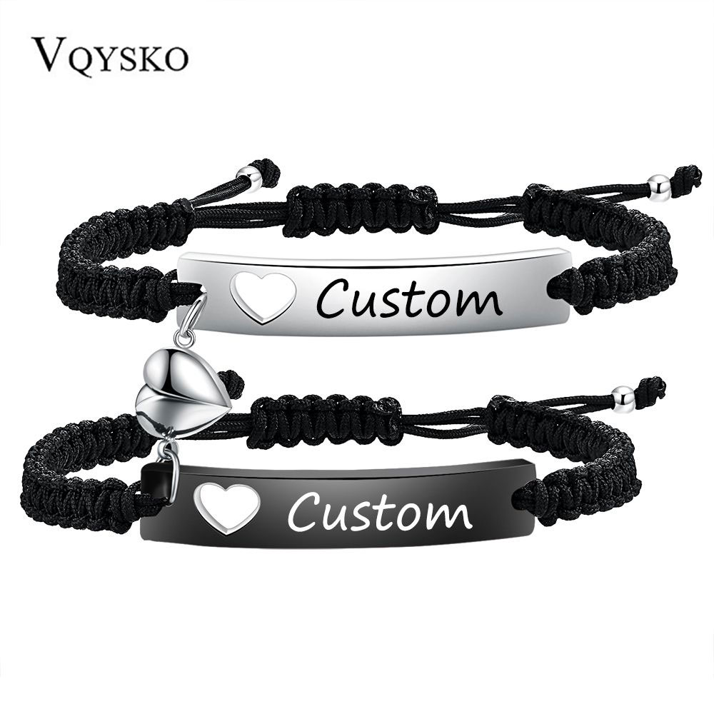 Custom Stainless Steel Couple  - Men Accessories Wrist recension och pris