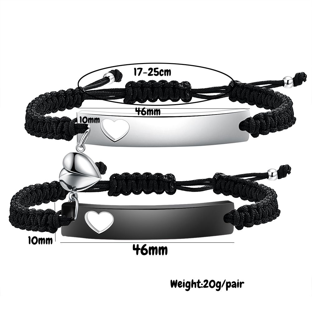 Custom Stainless Steel Couple  - Men Accessories Wrist recension och pris