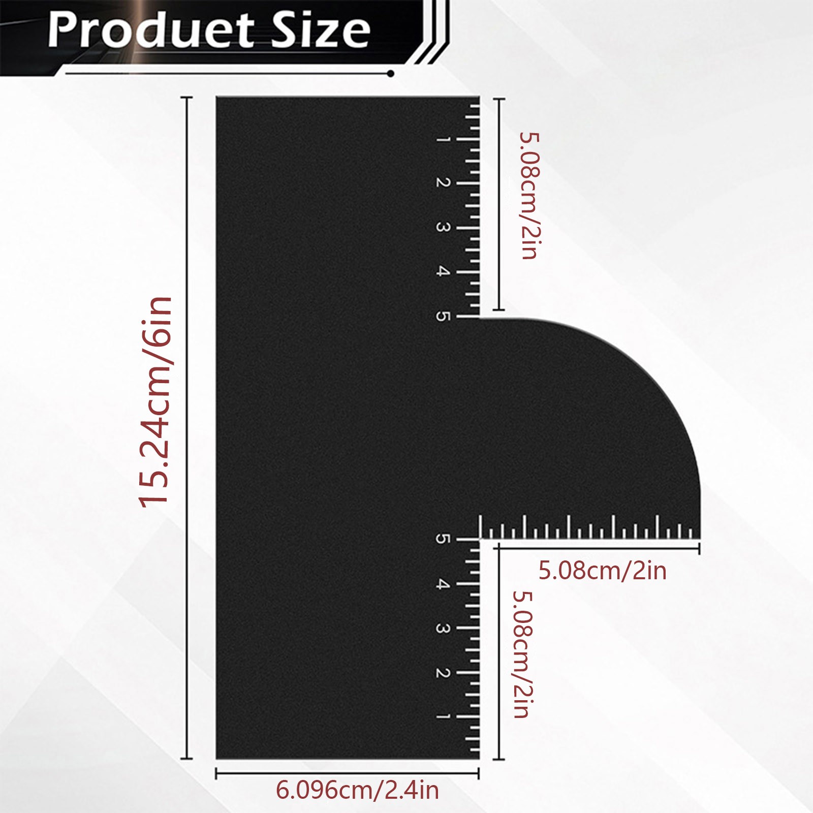 2Pcs Men Hair Styling Template - Men Accessories Guide recension och pris