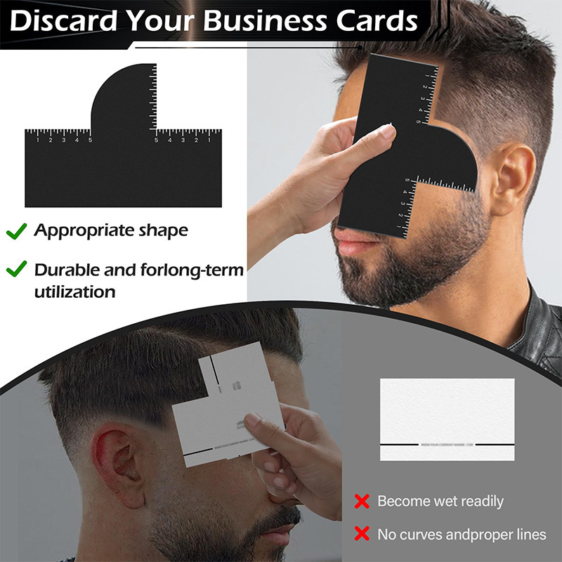 2Pcs Men Hair Styling Template - Men Accessories Guide recension och pris