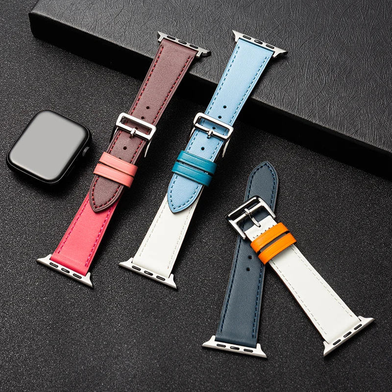 Leather Watch Straps for Apple - Men Accessories Wrist recension och pris