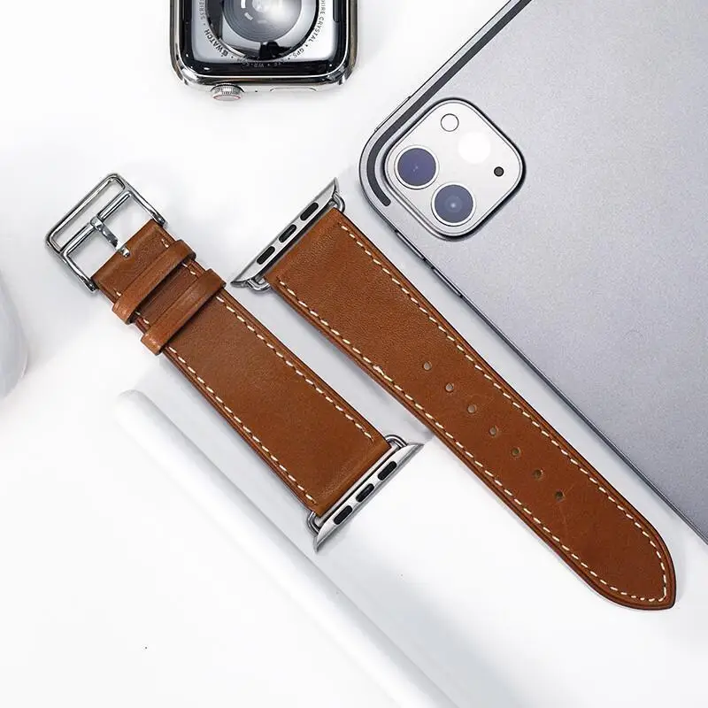 Leather Watch Straps for Apple - Men Accessories Wrist recension och pris